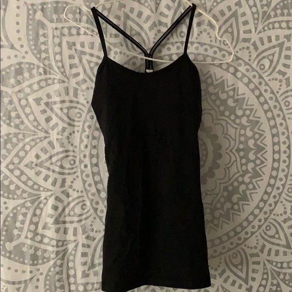 Lululemon black Power Y tank top - Picture 2 of 4